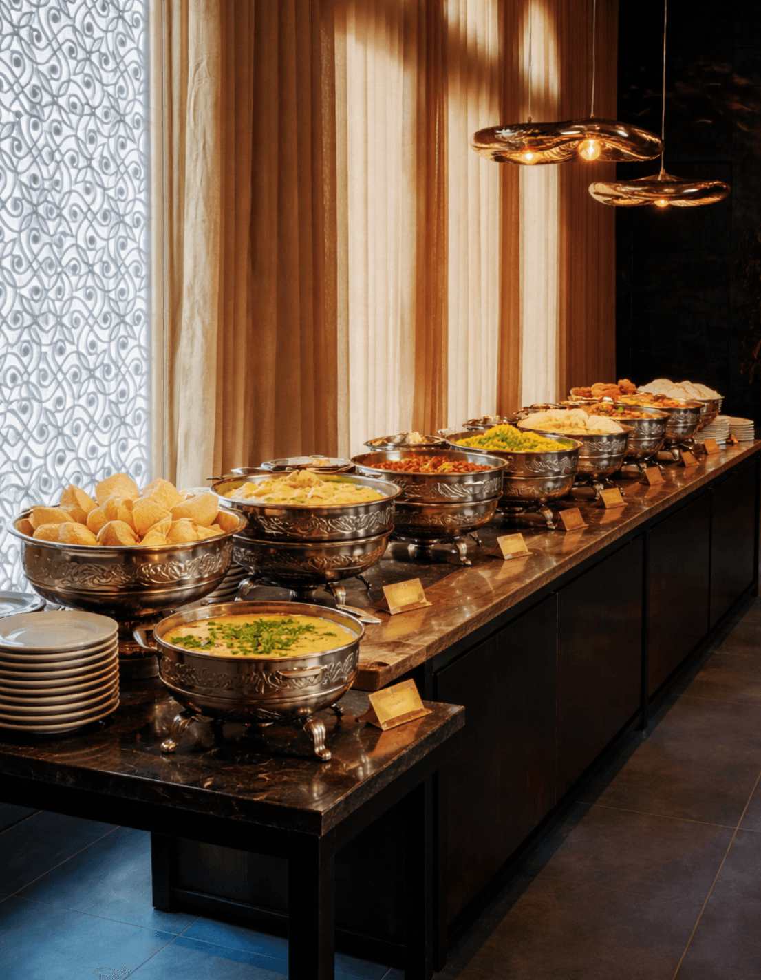 Buffet service catering by Ikara