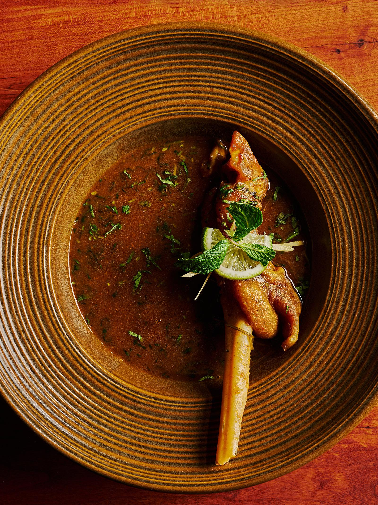 Main course at Ikara