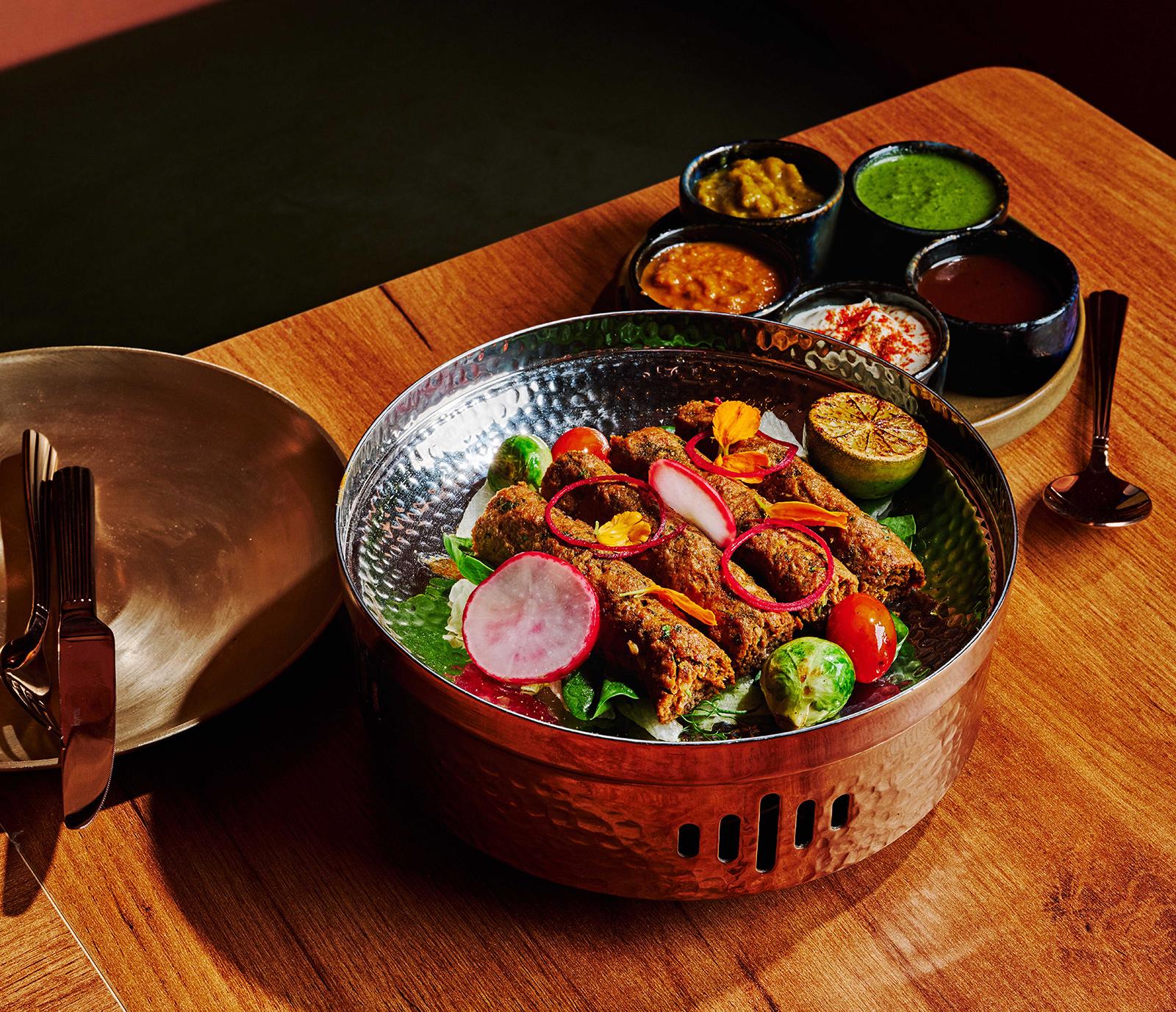 Veg starters at Ikara